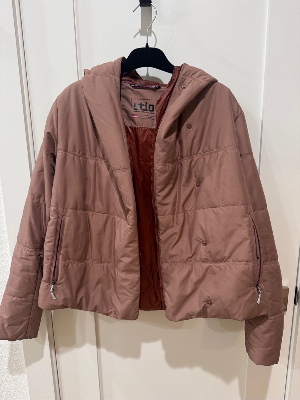 Stio Quilted Hooded Jacket - Dusty Mauve